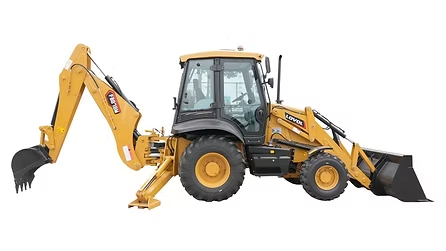 Retroescavadeira Sobre Rodas à Combustão  LOVOL FLB468-II Transmissão Mecânica CARRARO, Motor Weichai